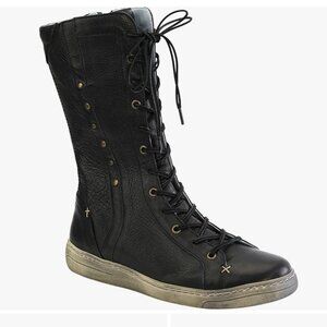 CLOUD Footwear Leather Wool-Lined Women's Sneaker Boots
